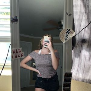 Off the shoulder top